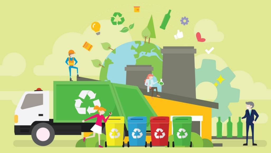 Reciclagem de embalagens estrangeiras: a lata de lixo está meio vazia ou meio cheia?